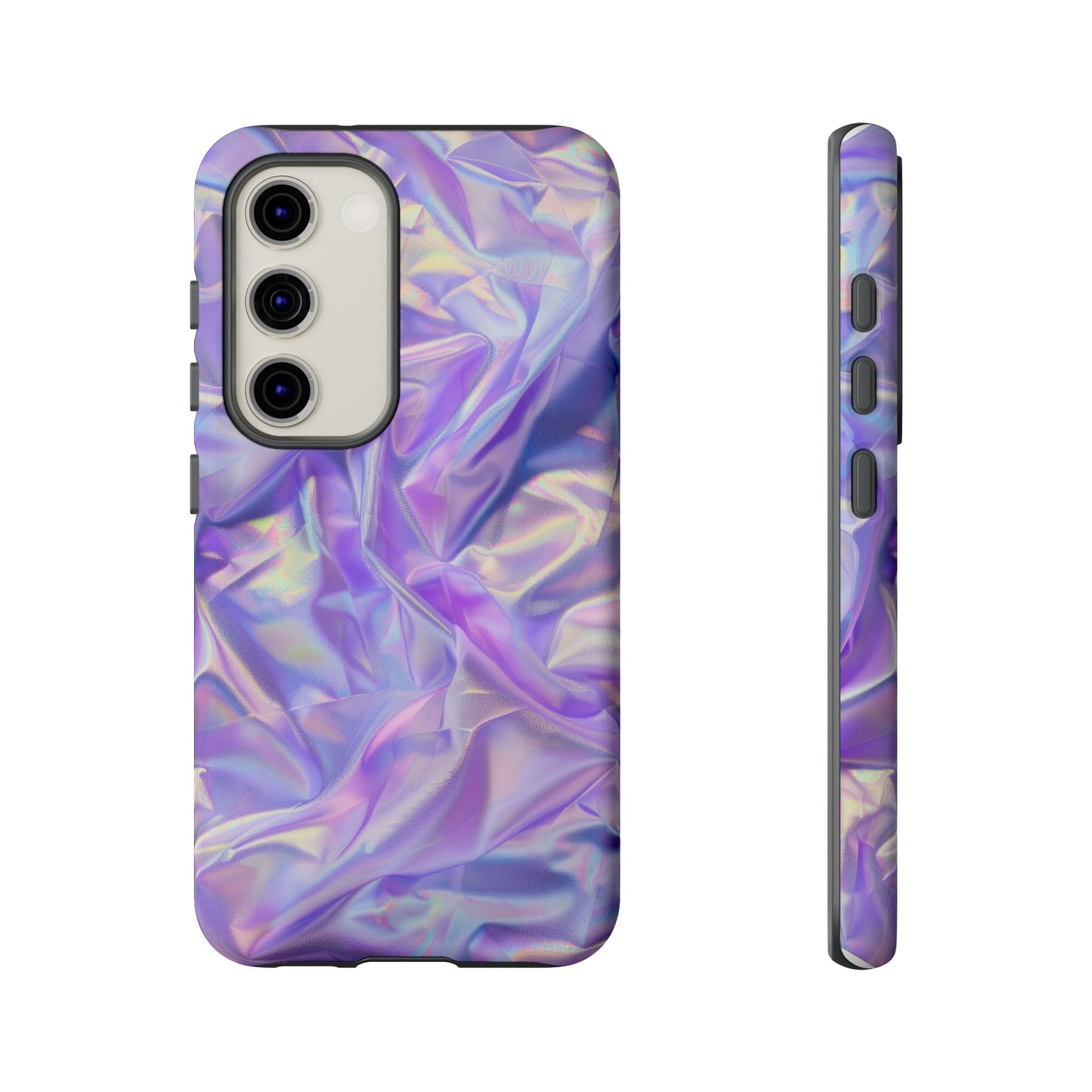 Purple Pastel Hologram Dual Layer Phone Case