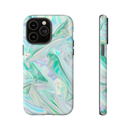 Blue Pastel Hologram Dual Layer Phone Case