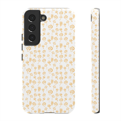 Orange Mushroom Variety Dual Layer Phone Case