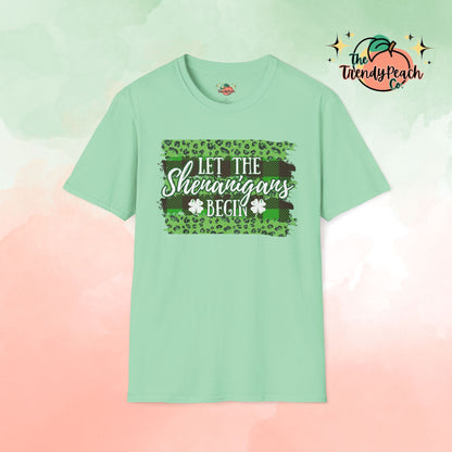 Let The Shenanigans Begin St. Patrick's Day Graphic Tee