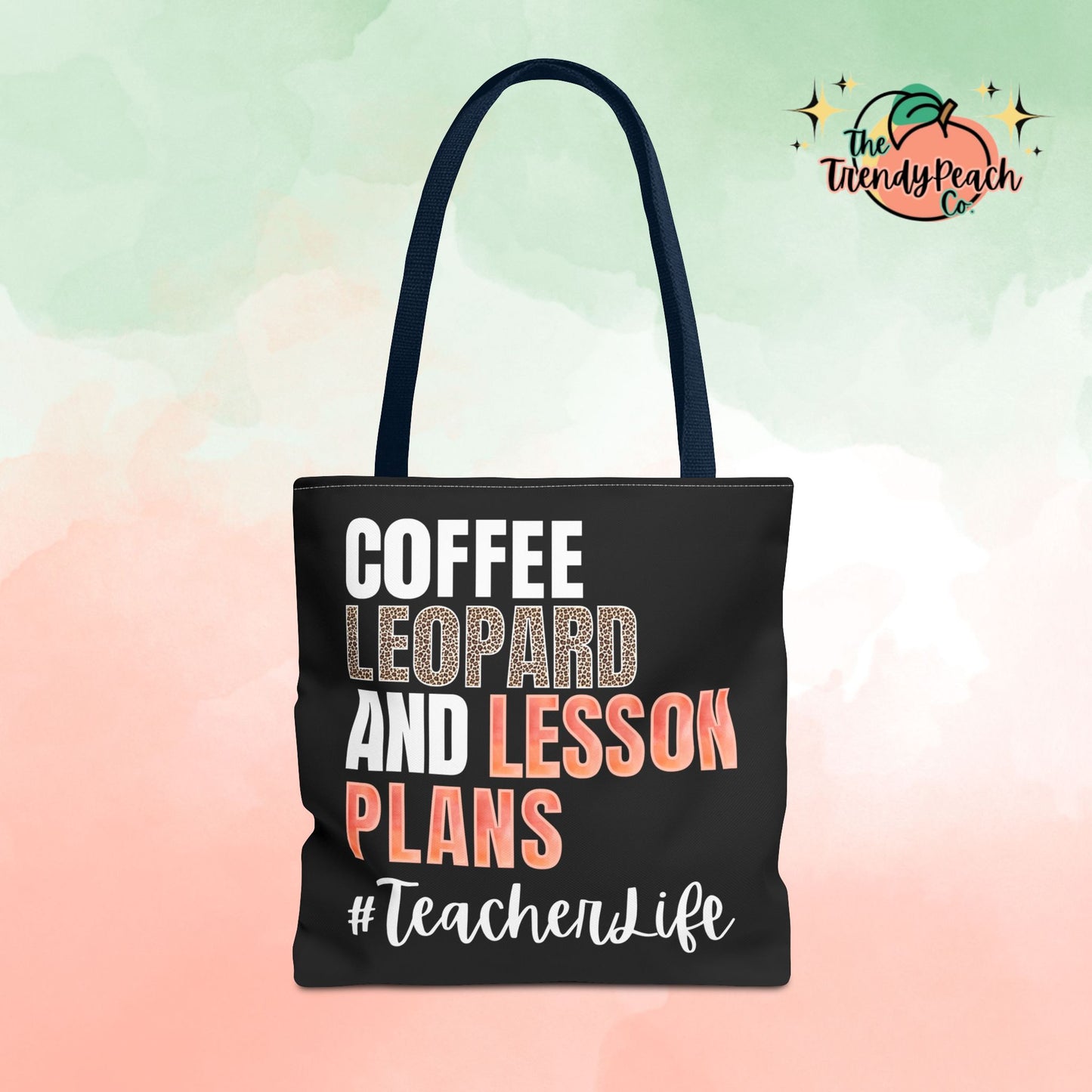 Coffee Leopard And Lesson Plans Teacher Life Tote Bag