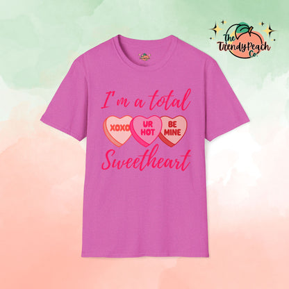 Total Sweetheart Candy Valentines Day Graphic Tee