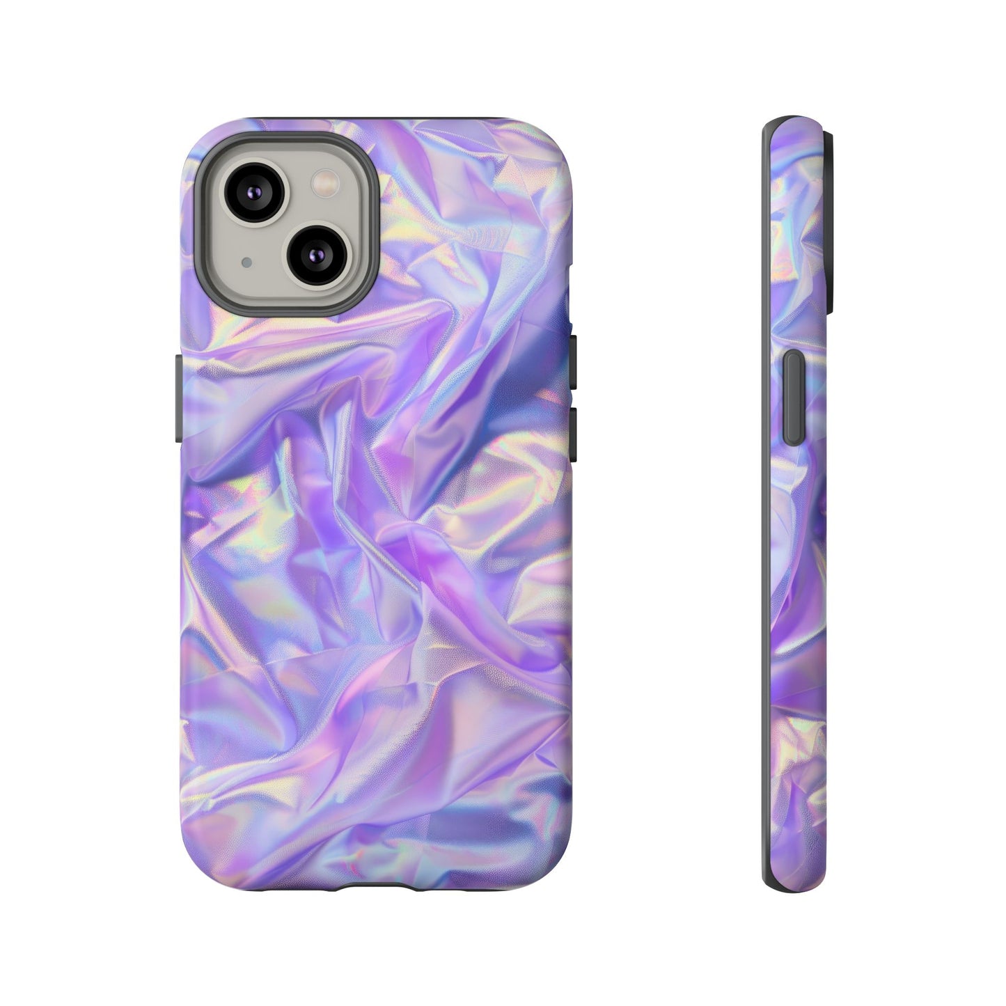 Purple Pastel Hologram Dual Layer Phone Case