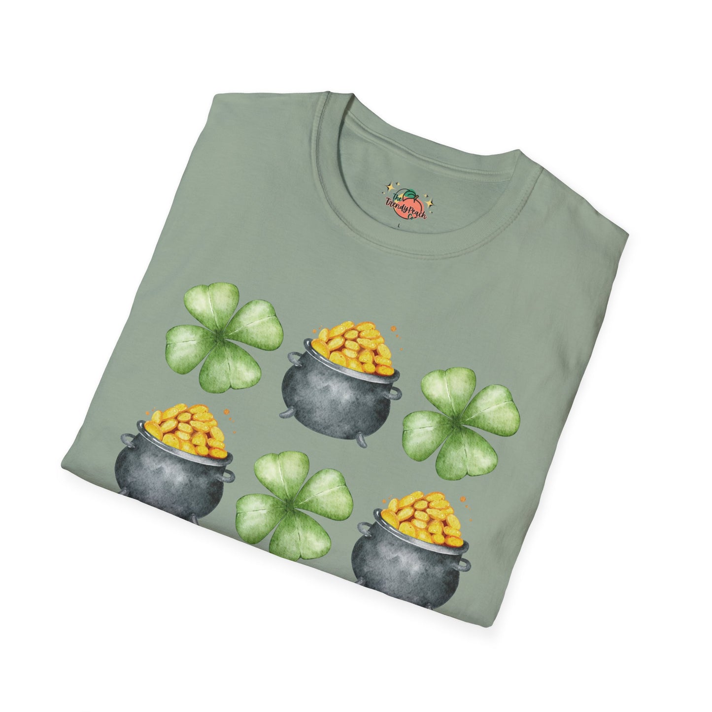 Shamrocks & Pots of Gold St. Patrick's Day Graphic Tee