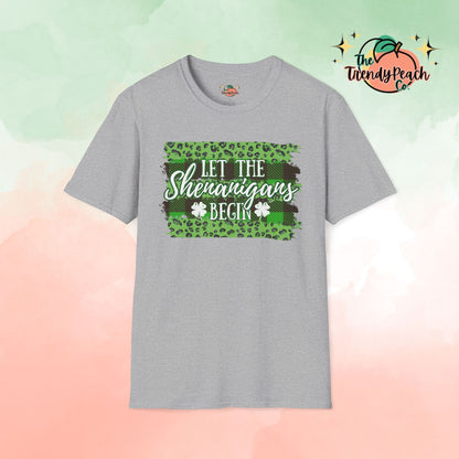 Let The Shenanigans Begin St. Patrick's Day Graphic Tee