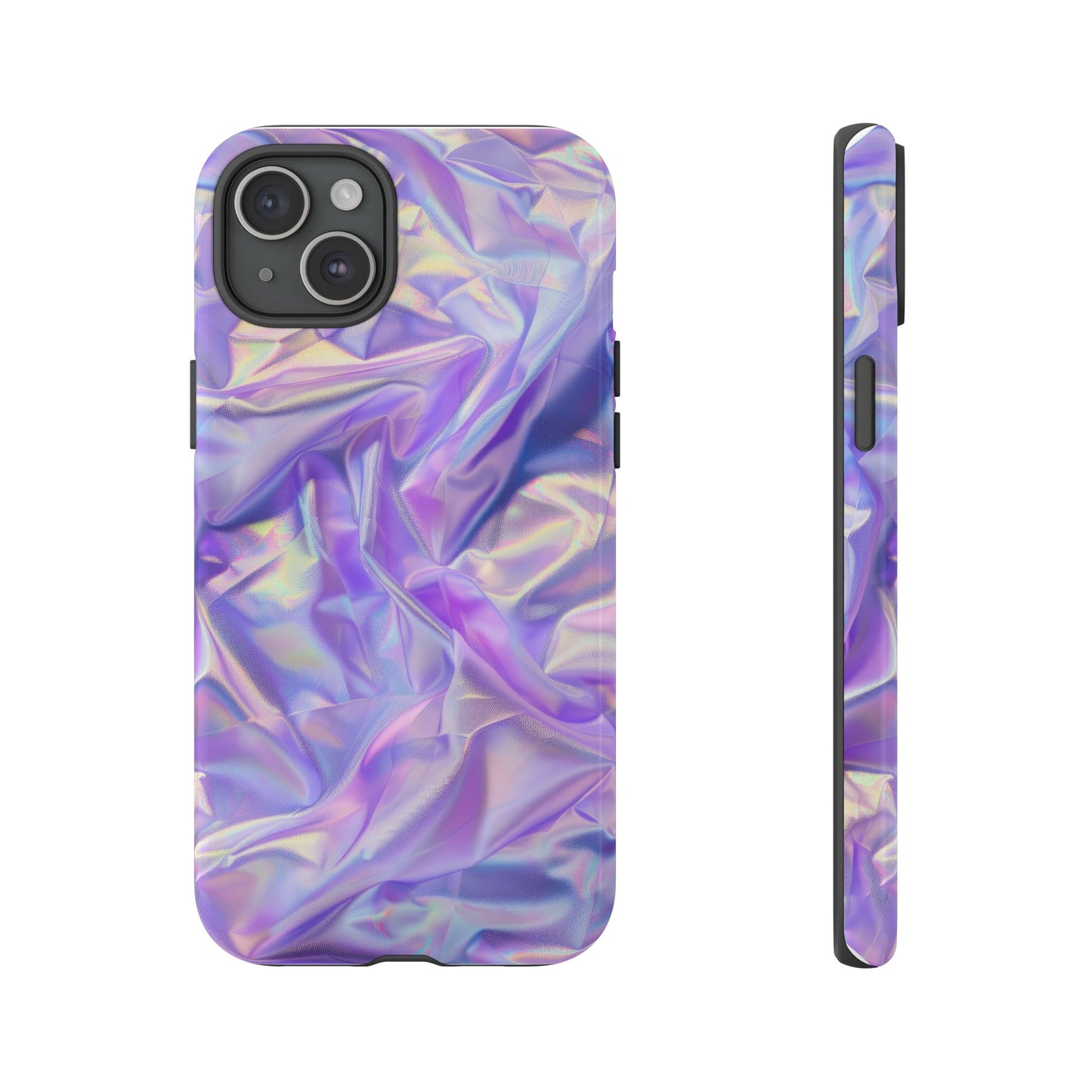 Purple Pastel Hologram Dual Layer Phone Case