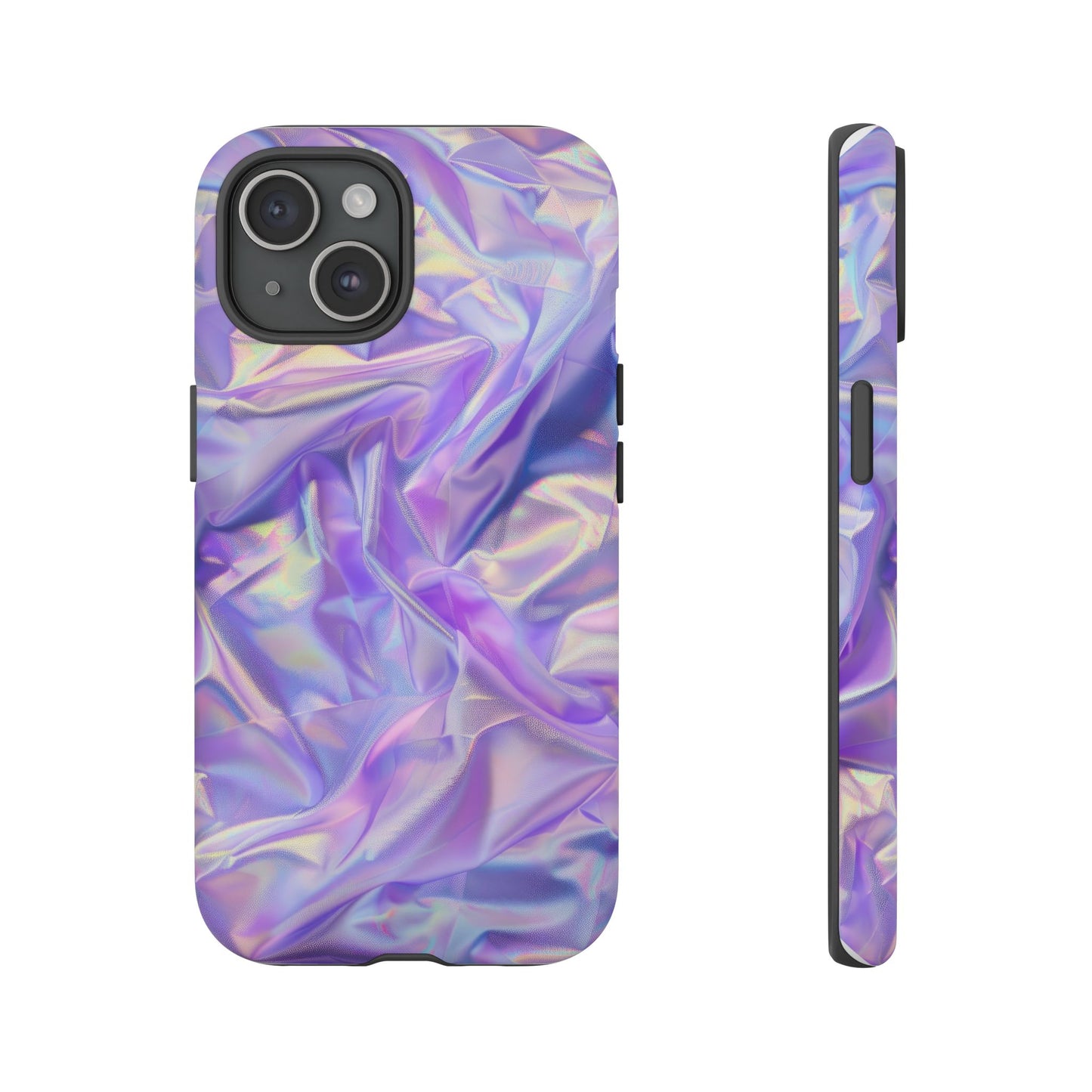 Purple Pastel Hologram Dual Layer Phone Case