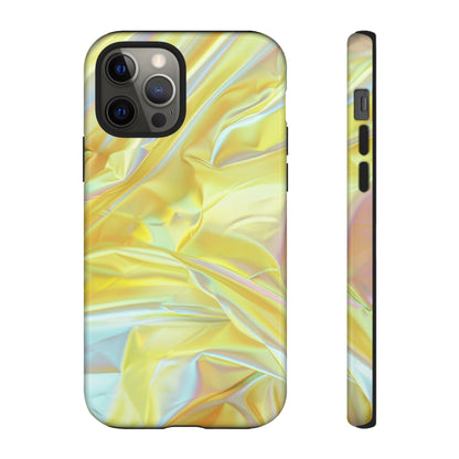 Yellow Pastel Hologram Dual Layer Phone Case