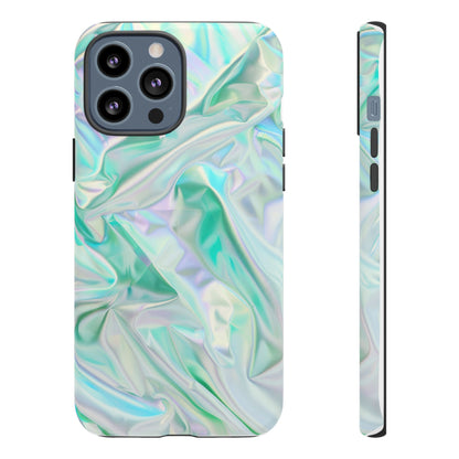 Blue Pastel Hologram Dual Layer Phone Case