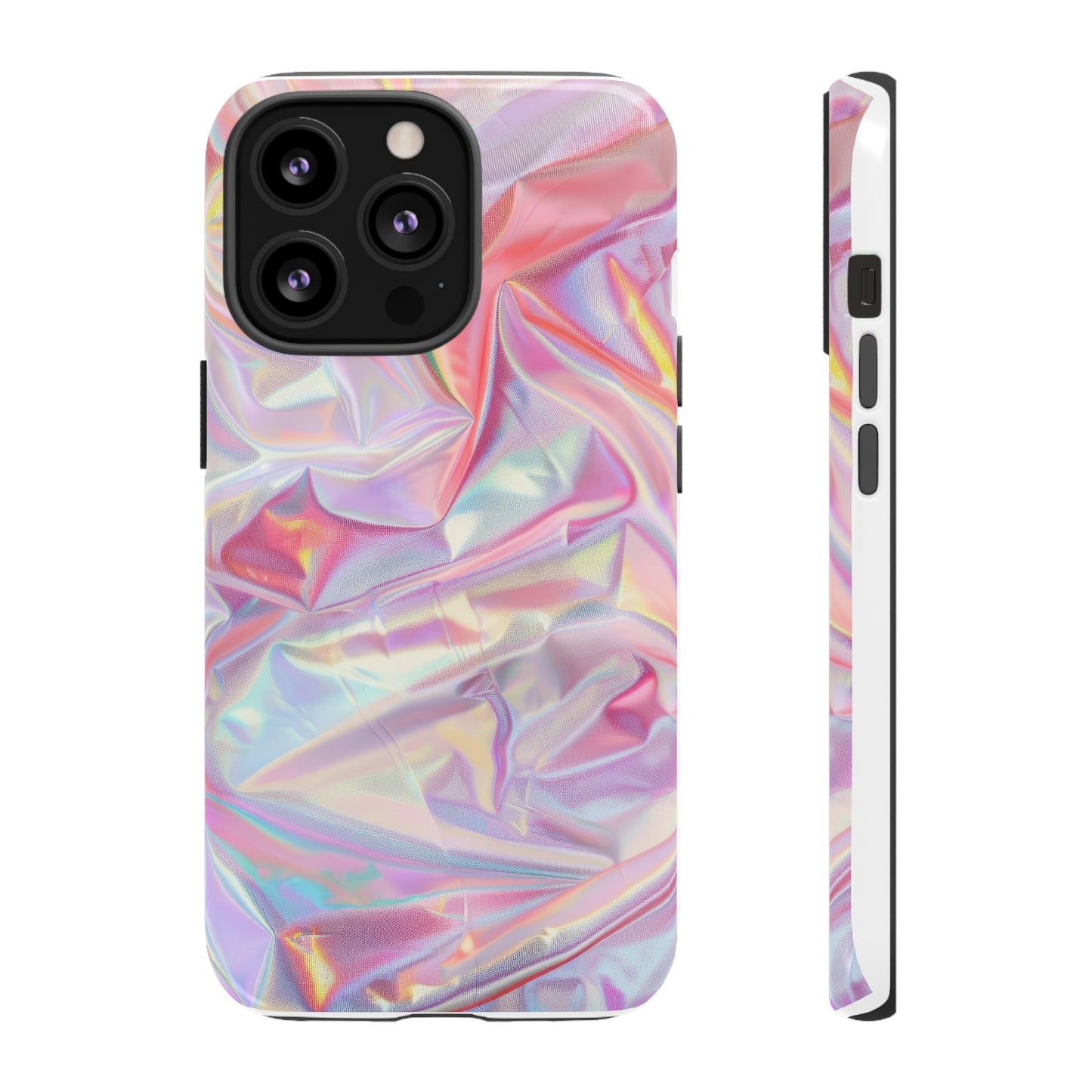 Multicolor Pastel Hologram Dual Layer Phone Case